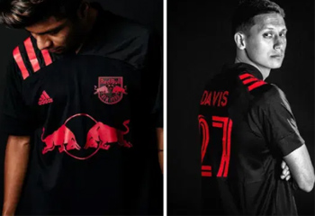 New York Red Bulls football shirts 2020-21